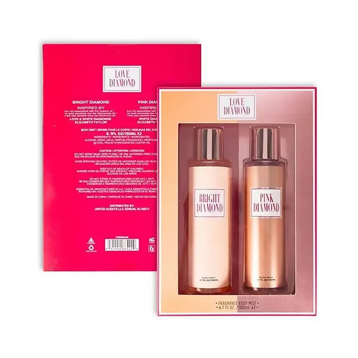 Women’s Body Mist Love Diamond Set
