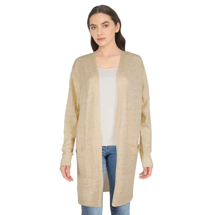 Women’s Honeycomb Long Cardigan