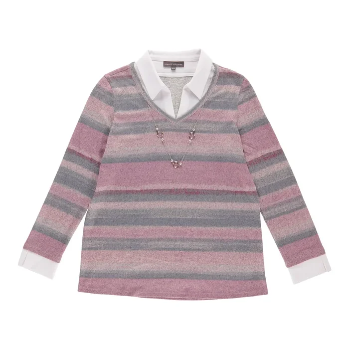 Women’s Long Sleeve Collared Top