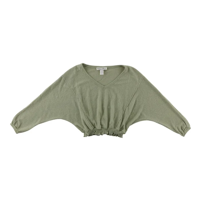 Women’s Long Sleeve Cropped Sweater