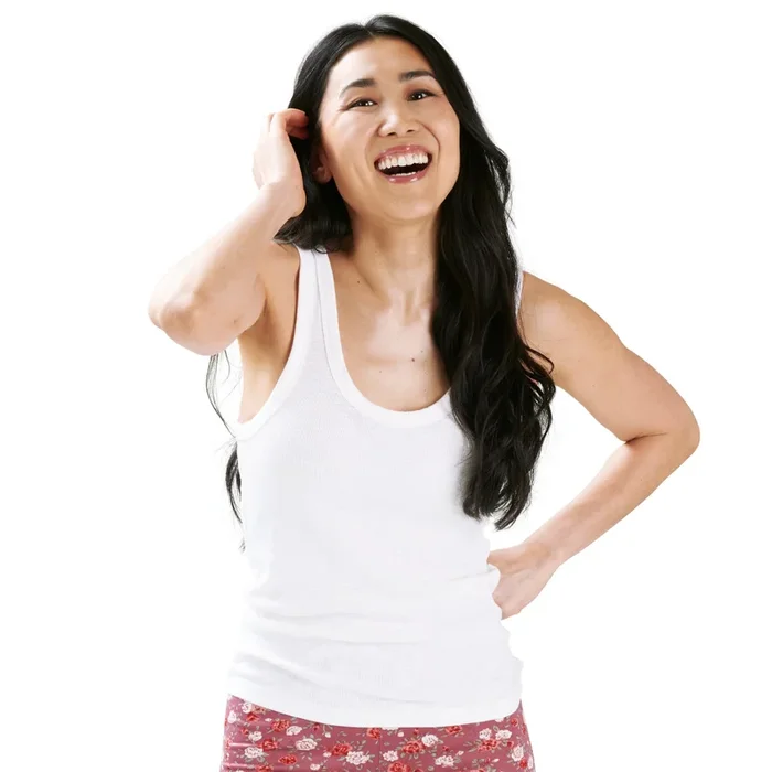 Women’s Ribbed Scooped Tank Top