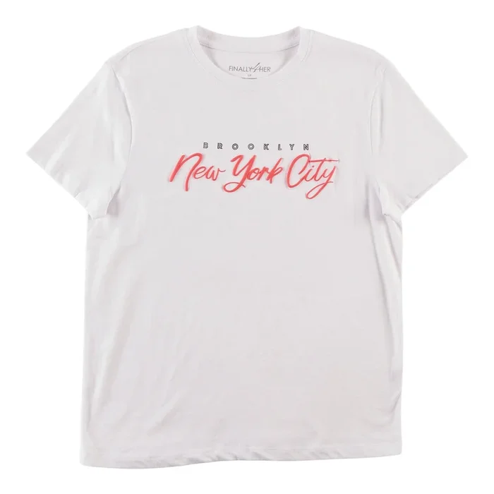 Women’s Screen Printed Boyfriend T-Shirt