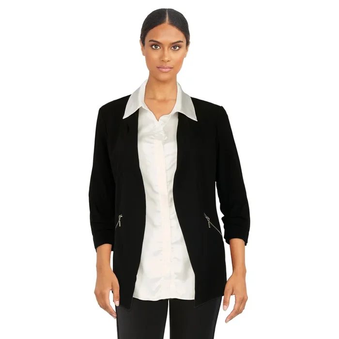 Women’s Scuba Blazer with Zips
