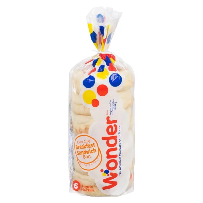 Wonder English Muffins, 6-Pack, 390-g