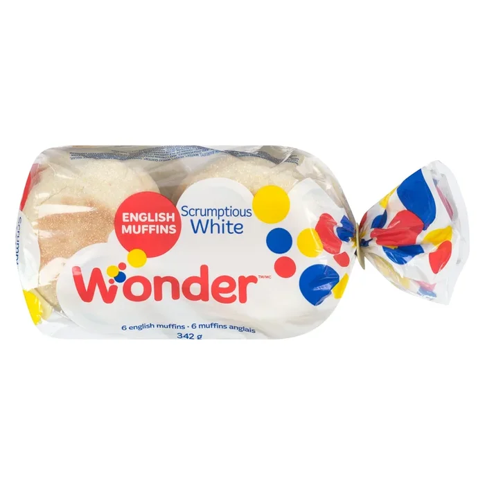 Wonder Muffins Anglais, emb. de 6, 342 g