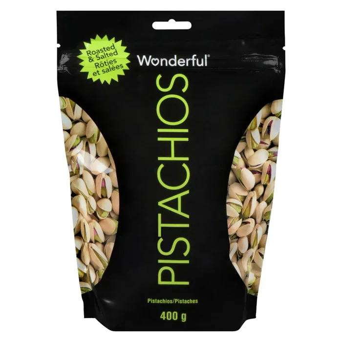 Wonderful Roasted and Salted Pistachios, 400 g