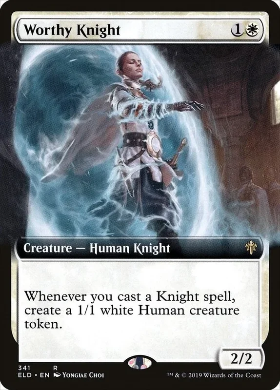 Worthy Knight (Extended Art) (341) (ELD)