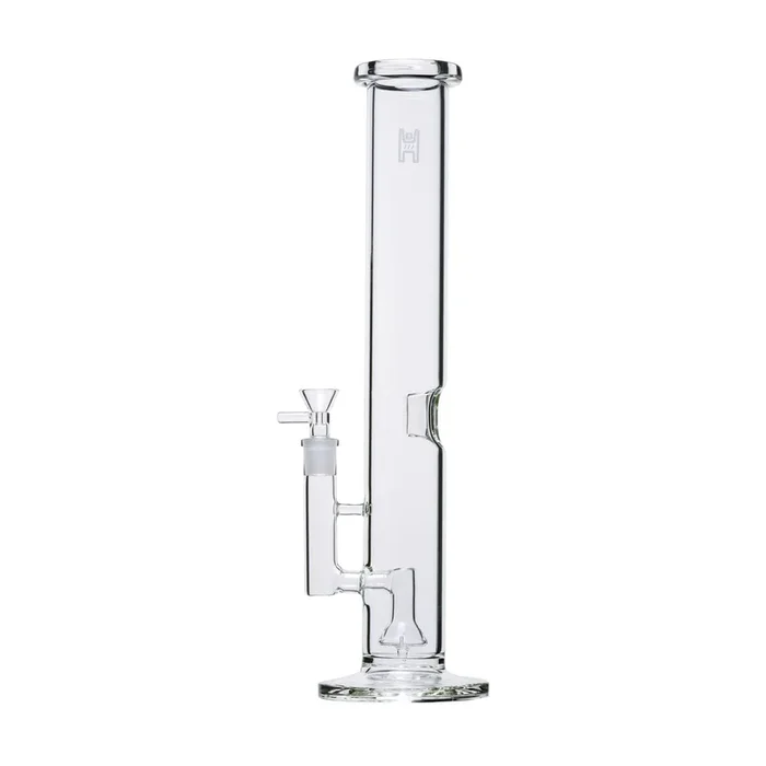 XL 15″ Straight Tube Clear Glass Water Pipe