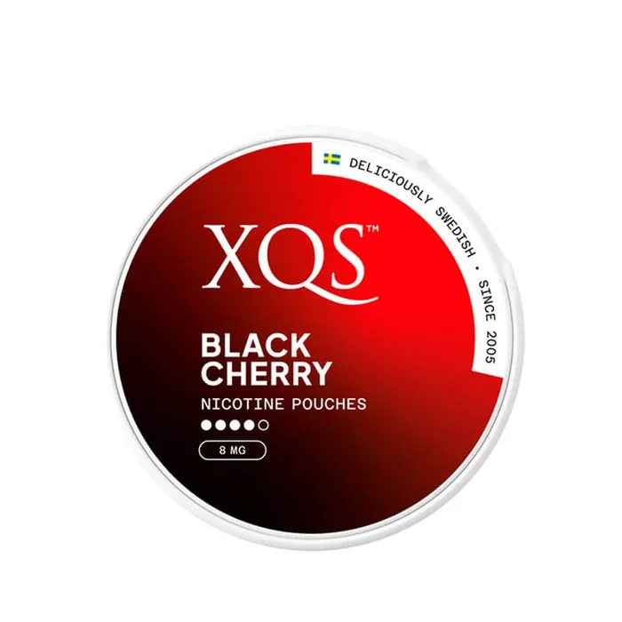XQS Black Cherry Nicotine Pouches – 8mg/Pouch