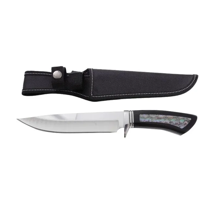 Xtreme – 12″ Obsidian Pearl Hunter Knife – Mystic Shell Edition