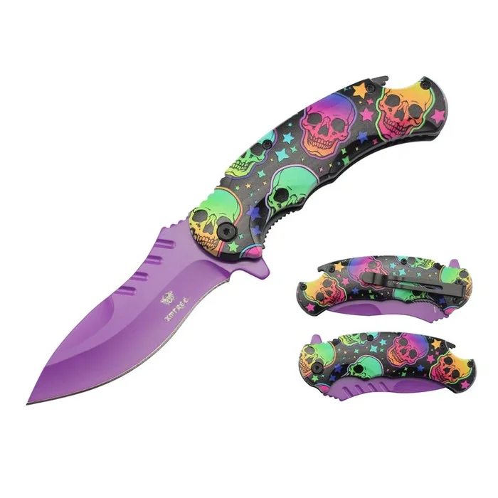 Xtreme – 8.4″ Violet Vanda Pocket Knife
