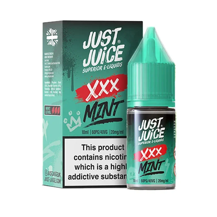 XXX Mint 10ml Nic Salt E-Liquid by Just Juice