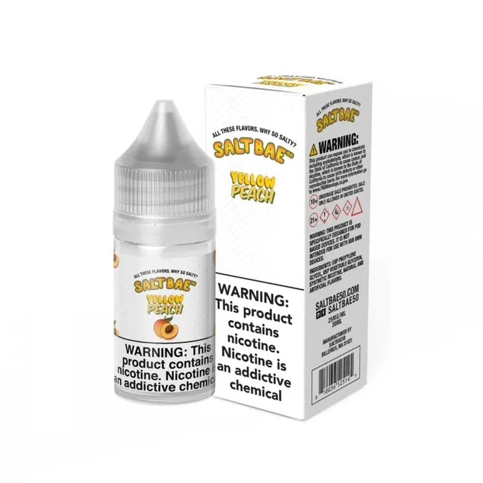Yellow Peach SALT – Salt Bae 50 – 30mL