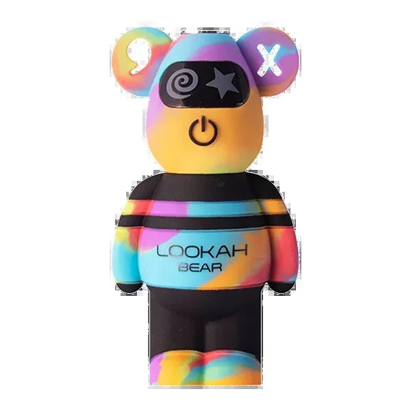 Yellow Tie Dye LOOKAH Bear Battery Limited Edition