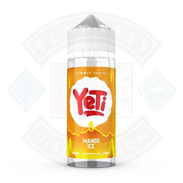 Yeti Summit Series – Mango Ice 0mg 100ml Shortfill