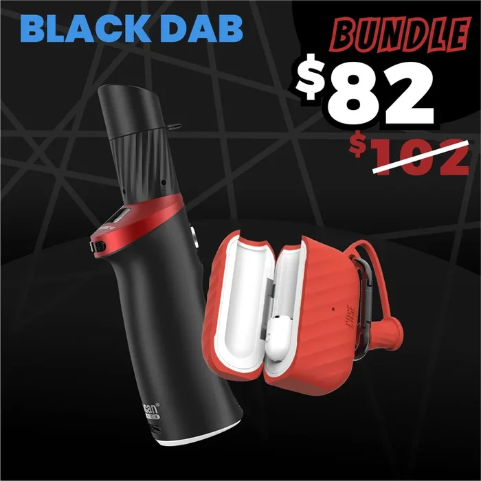 Yocan Black Dab ACE 2 + Case BUNDLE Red