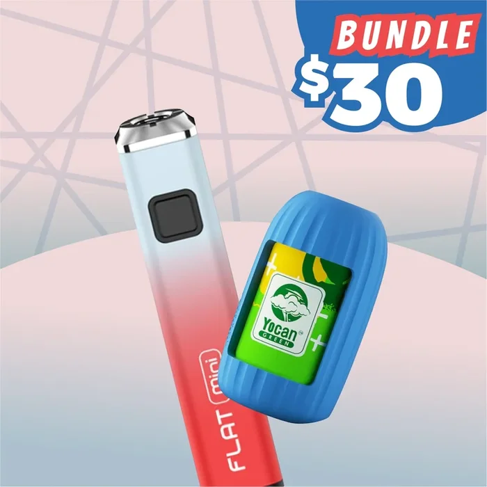 Yocan FLAT BUNDLE – Red/teal