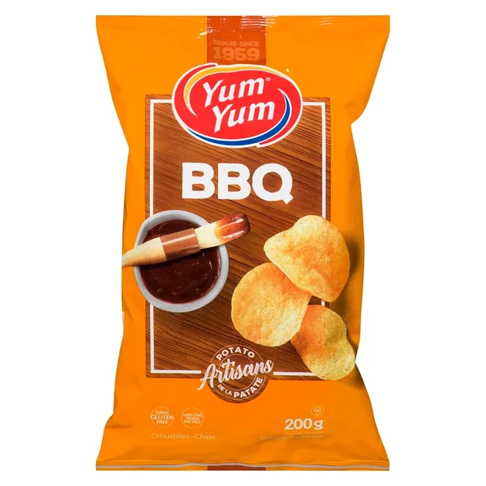 Yum Yum Croustilles BBQ, 200 g