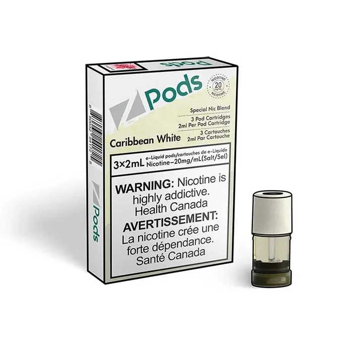 Z Pods – S Compatible – Caribbean White (ON)