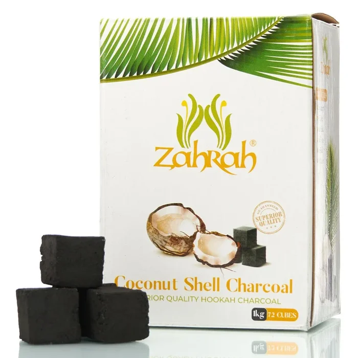 Zahrah Coconut Shell Hookah Charcoal