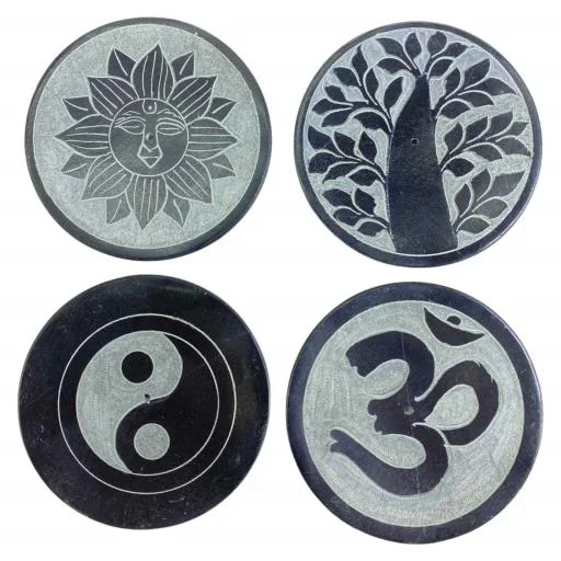 ZenN – Om, Sun, Yin Yang & Tree Of Life Design Round Ash Catcher