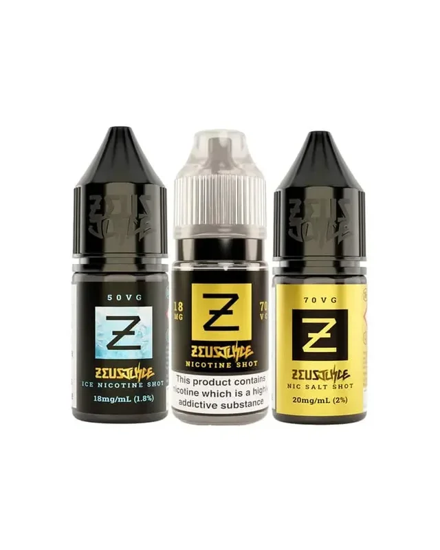 Zeus Juice Nicotine Shots 10ml