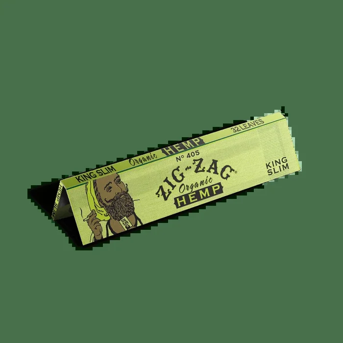 Zig Zag Organic Hemp King Slim Rolling Papers