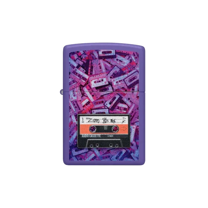 Zippo Lighter – Cassette Tape Design