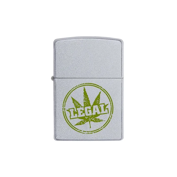 Zippo Lighter – Legal Leaf Stamp