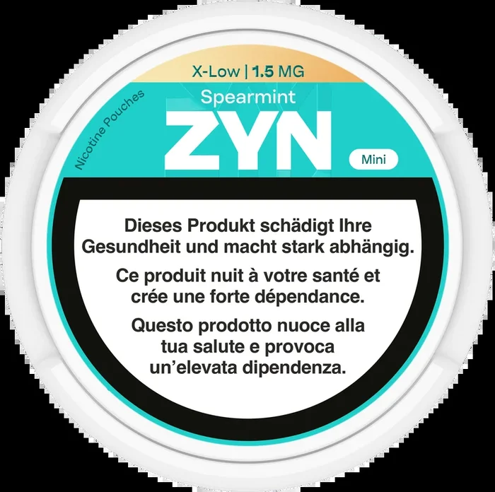 Zyn Mini Spearmint X-Low 1.5mg